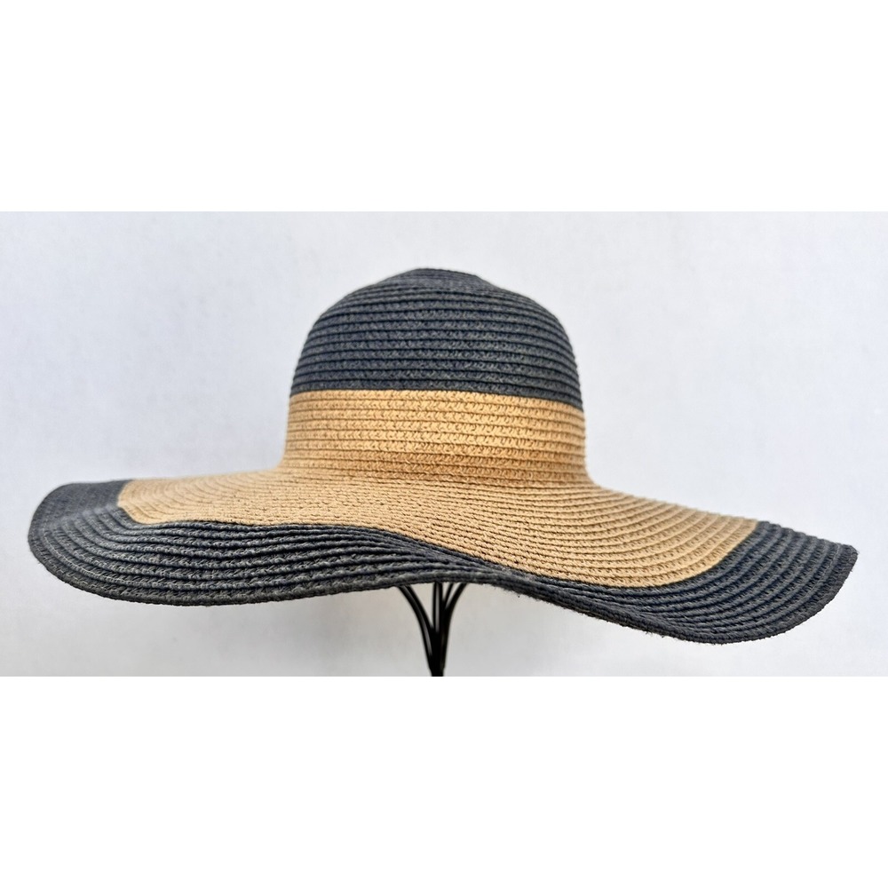 MAGID HATS Sun Hat Blue Wide Brim Beach Cruise Garden Natural Women's O/S